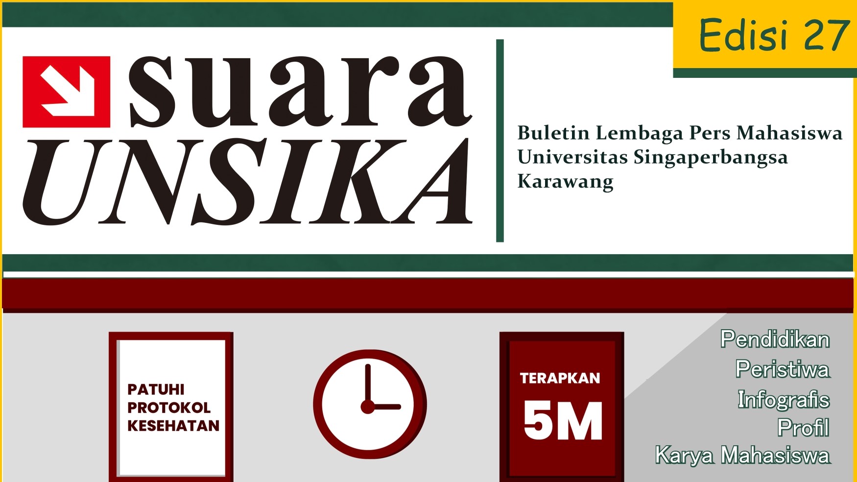 Thumbnail artikel Buletin Suara Unsika Edisi 27