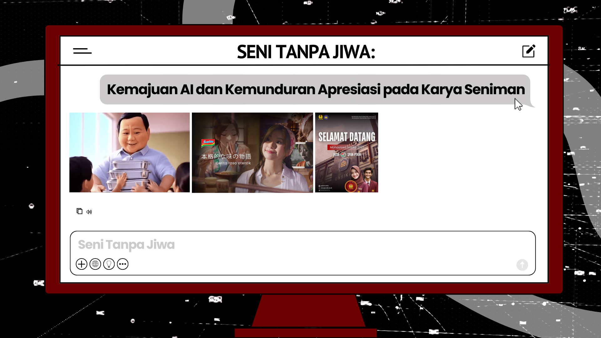 Thumbnail artikel Seni Tanpa Jiwa: Kemajuan AI dan Kemunduran Apresiasi pada Karya Seniman